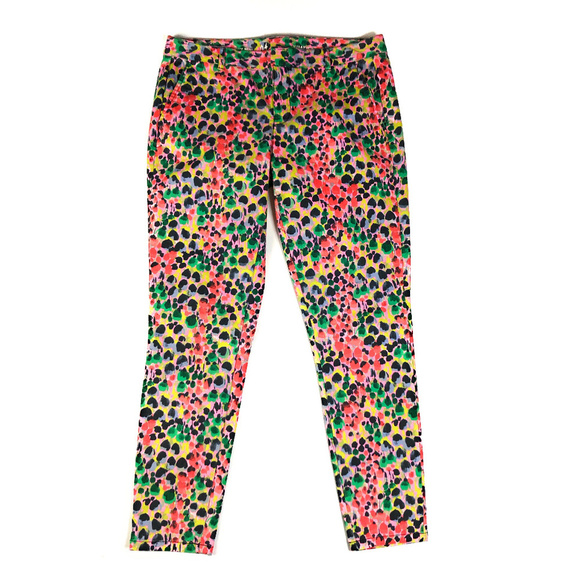 Gap Abstract Spot Floral Print Skinny Mini Pants - Picture 2 of 4